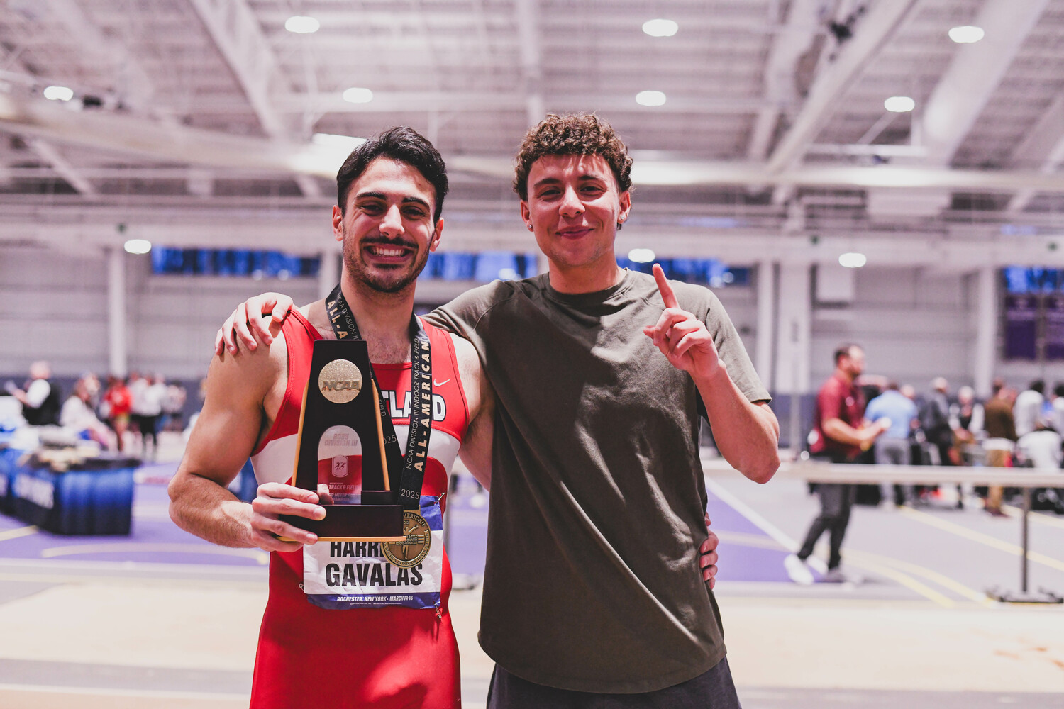 Harrison Gavalas, left, with one of his best friends Saintino Arnold.  EDL PHOTOGRAPHY/ERIN LOCASCIO