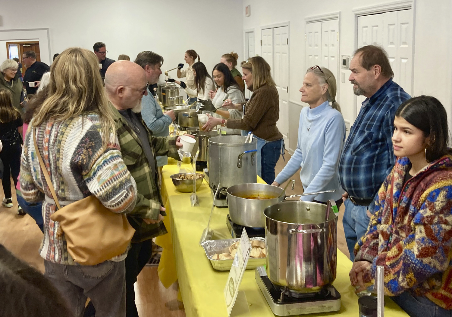 Project MOST hosted it's Empty Bowls event on Sunday at the Amagansett American Legion Post 419.  KYRIL BROMLEY