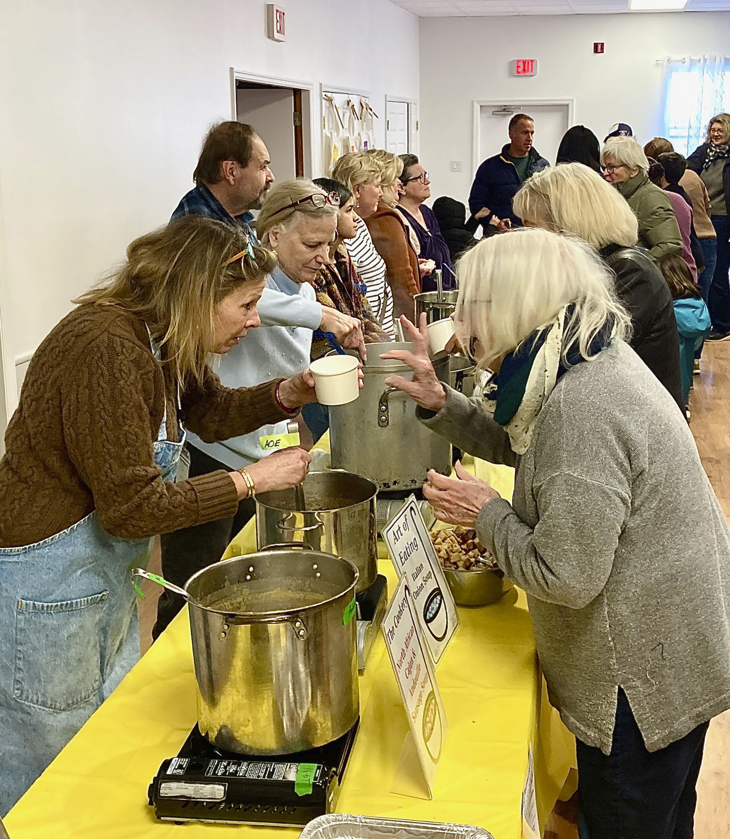 Project MOST hosted it's Empty Bowls event on Sunday at the Amagansett American Legion Post 419.  KYRIL BROMLEY