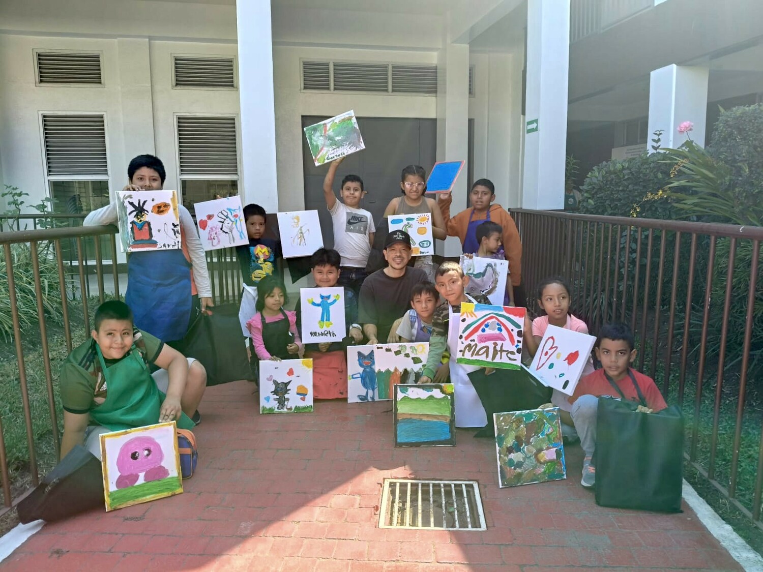 Earlier this month, LTV Studios technician Esly Escobar returned to his native Guatemala to teach art and send burgeoning creatives home with supplies, in an effort to give back and inspire young minds that often lack access to art education and resources. COURTESY ESLY ESCOBAR