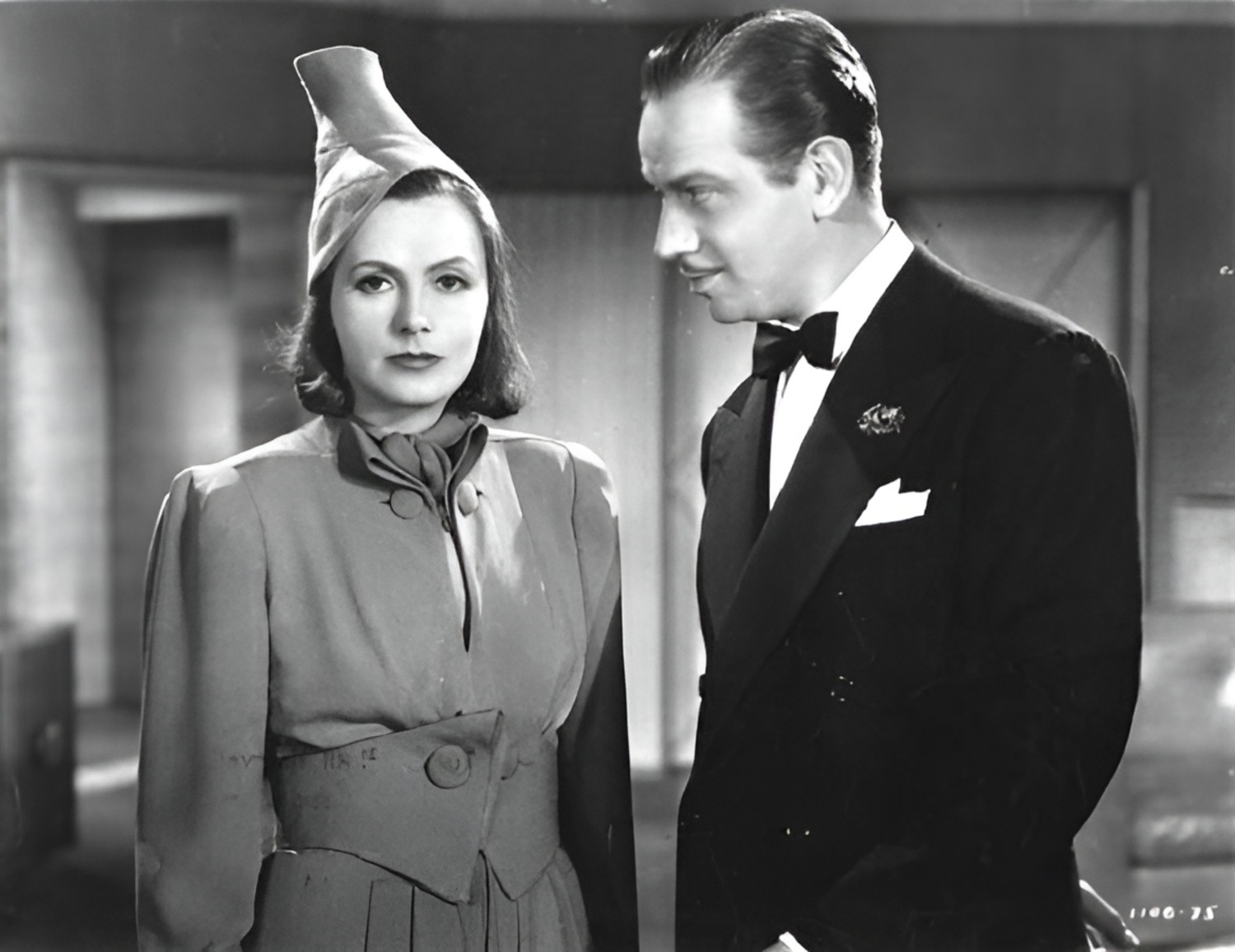 Greta Garbo and Melvyn Douglas in 