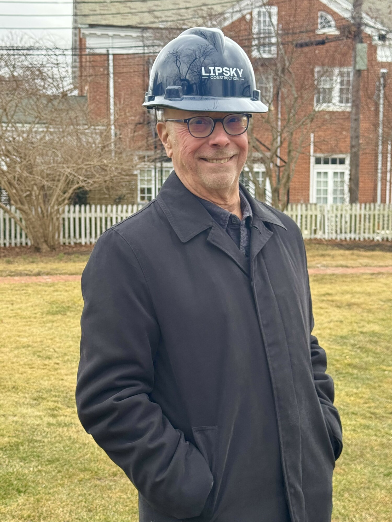 Southampton Village Deputy Mayor Len Zinnanti at the groundbreaking for the Rogers Mansion Restoration last week.