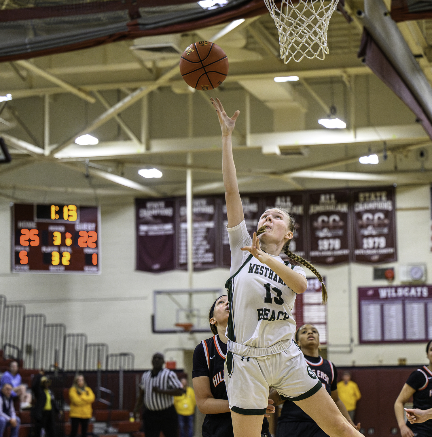 Sophomore guard Kate Sweet scored six points. MARIANNE BARNETT