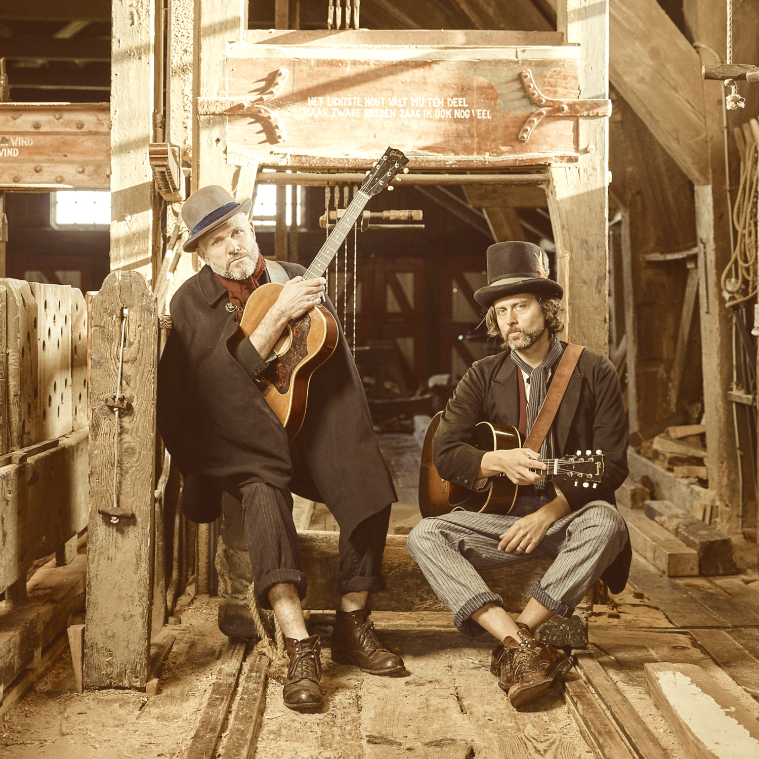 Sons of Town Hall, Ben Parker and David Berkeley, perform at The Church in Sag Harbor on March 6. ERIKJAN KOOPMANS