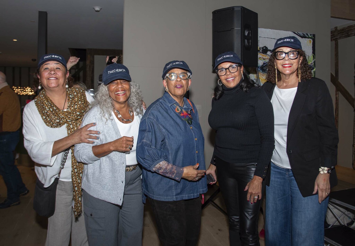 Honorees Gwendolyn Hankin, Beverly Granger, Victoria Pinderhughes, Paula Taylor, and Olivia White at The Church's first ever 