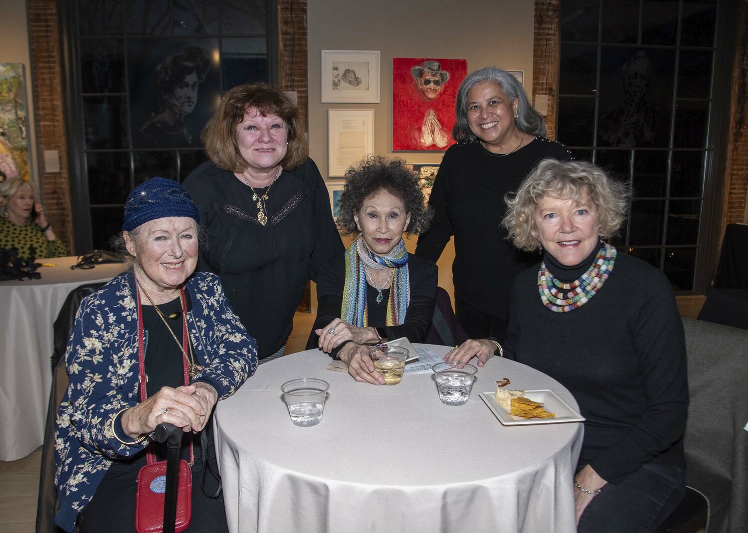 Maryte Kavaliauskas, Christina Strassfield, Lana Jokel, Genevieve Villaflor and Wendy Keys at The Church's first ever 