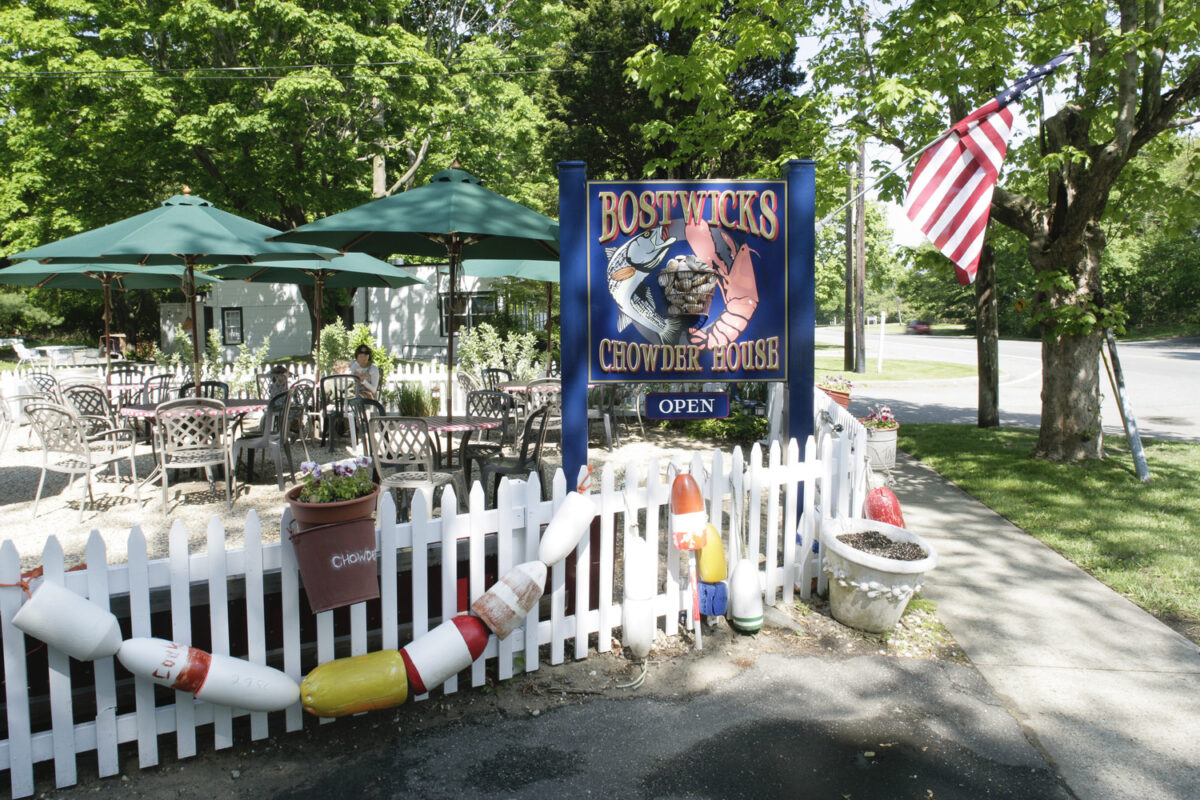 Bostwick’s Chowder House reopens for the season this Thursday. ERIC STRIFFLER