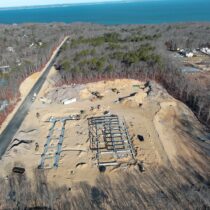 A judge ordered the Shinnecock Nation to immediately cease work on the gas station the tribe is constructing alongside Sunrise Highway in Hampton Bays.