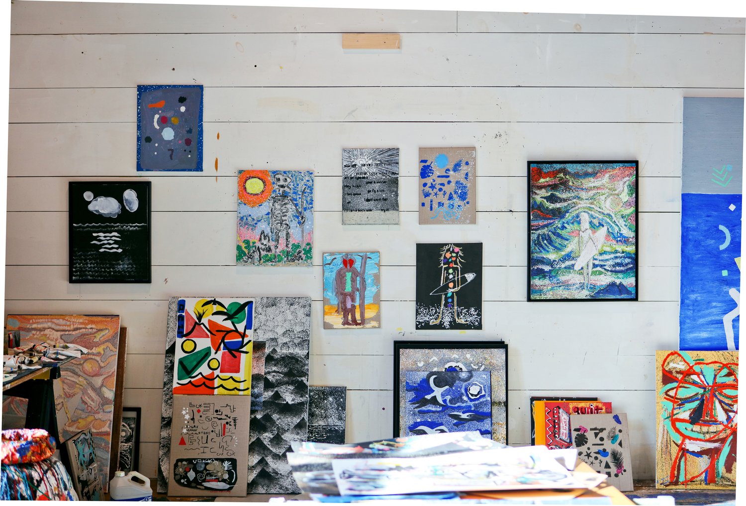 Inside Quentin Curry's studio. © JAIME LOPEZ