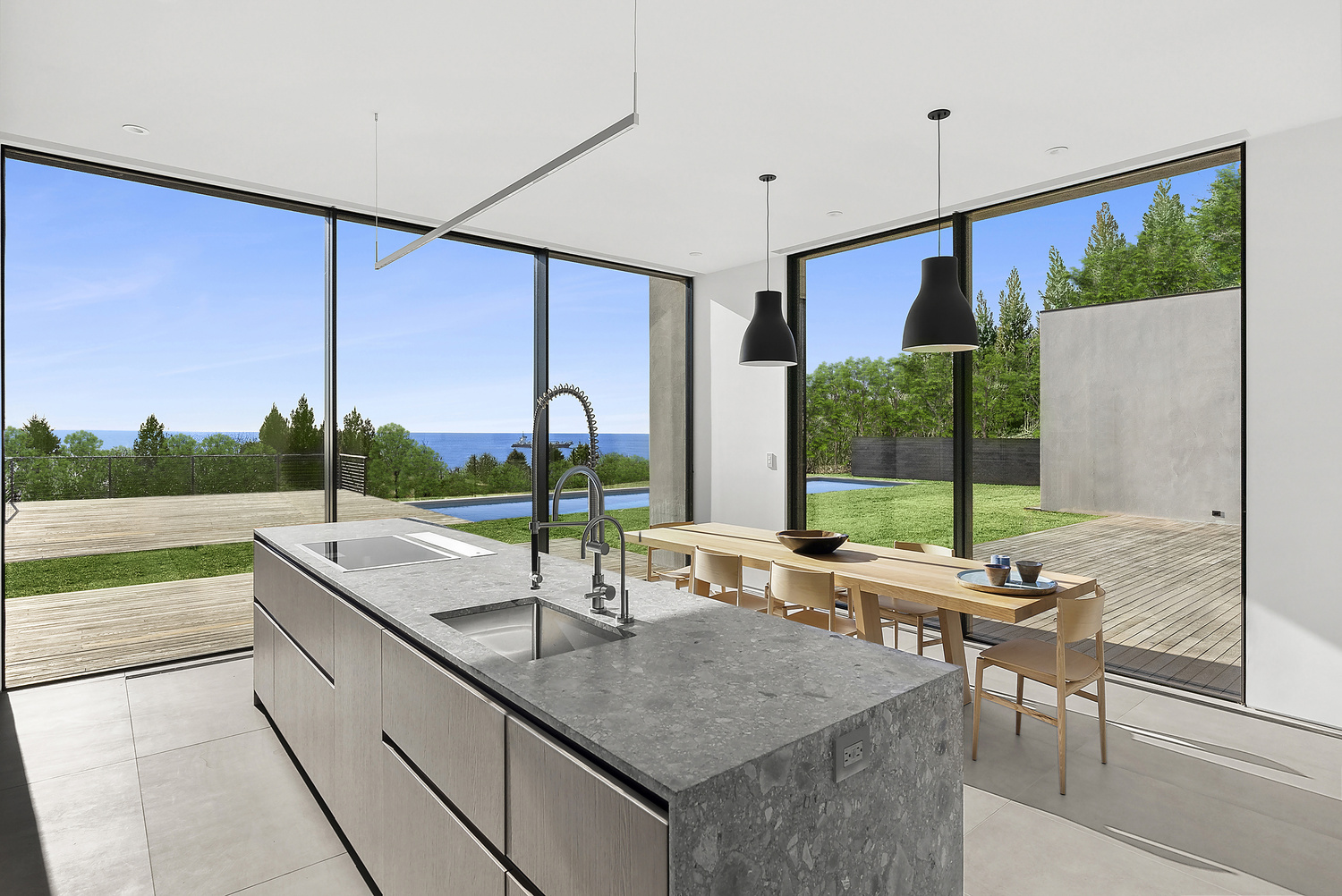 18 Maple Street, Montauk, recently sold for $17 million.  RISE MEDIA