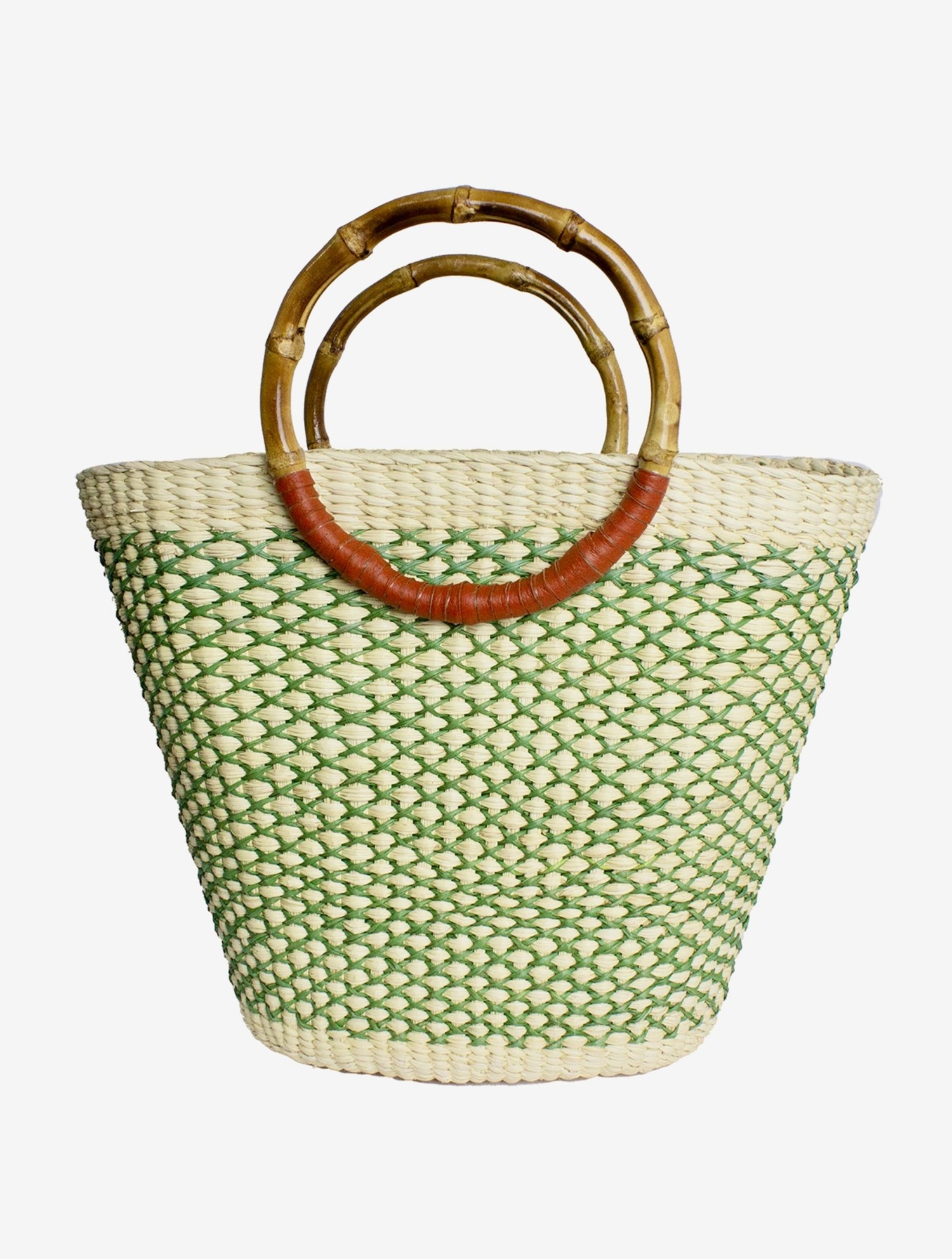 Sensi Studio Two Tone Basket Bag; diegobinetti.com