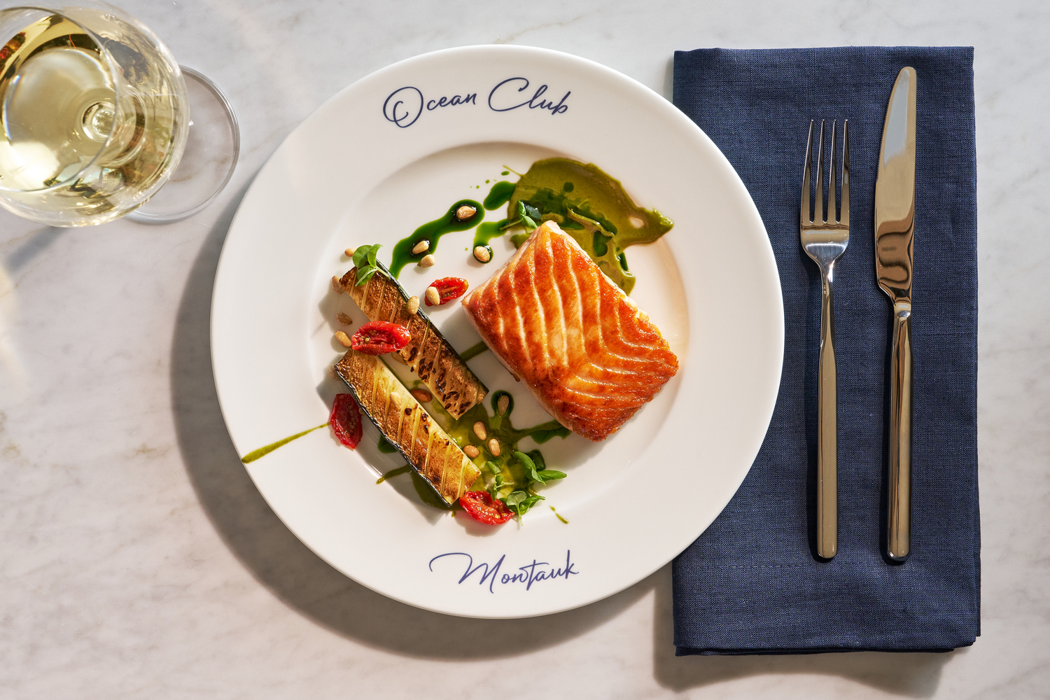 Montauk Yacht Club’s recently unveiled restaurant, Ocean Club, will debut a new menu for the upcoming season led by Chef Jarad McCarroll. COURTESY MONTAUK YACHT CLUB