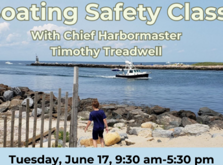 Boating Safety Class with the Chief Harbormaster