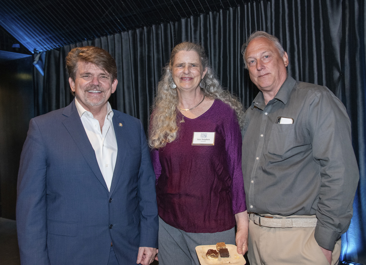 Assemblyman Tommy John Schiavoni, Ann Stuphen and David Rhoades  at the 