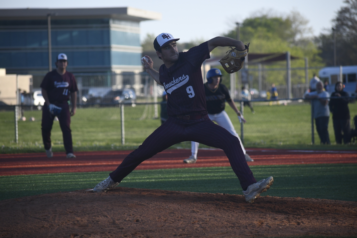 Justin Prince delivers a pitch to the plate.   DREW BUDD