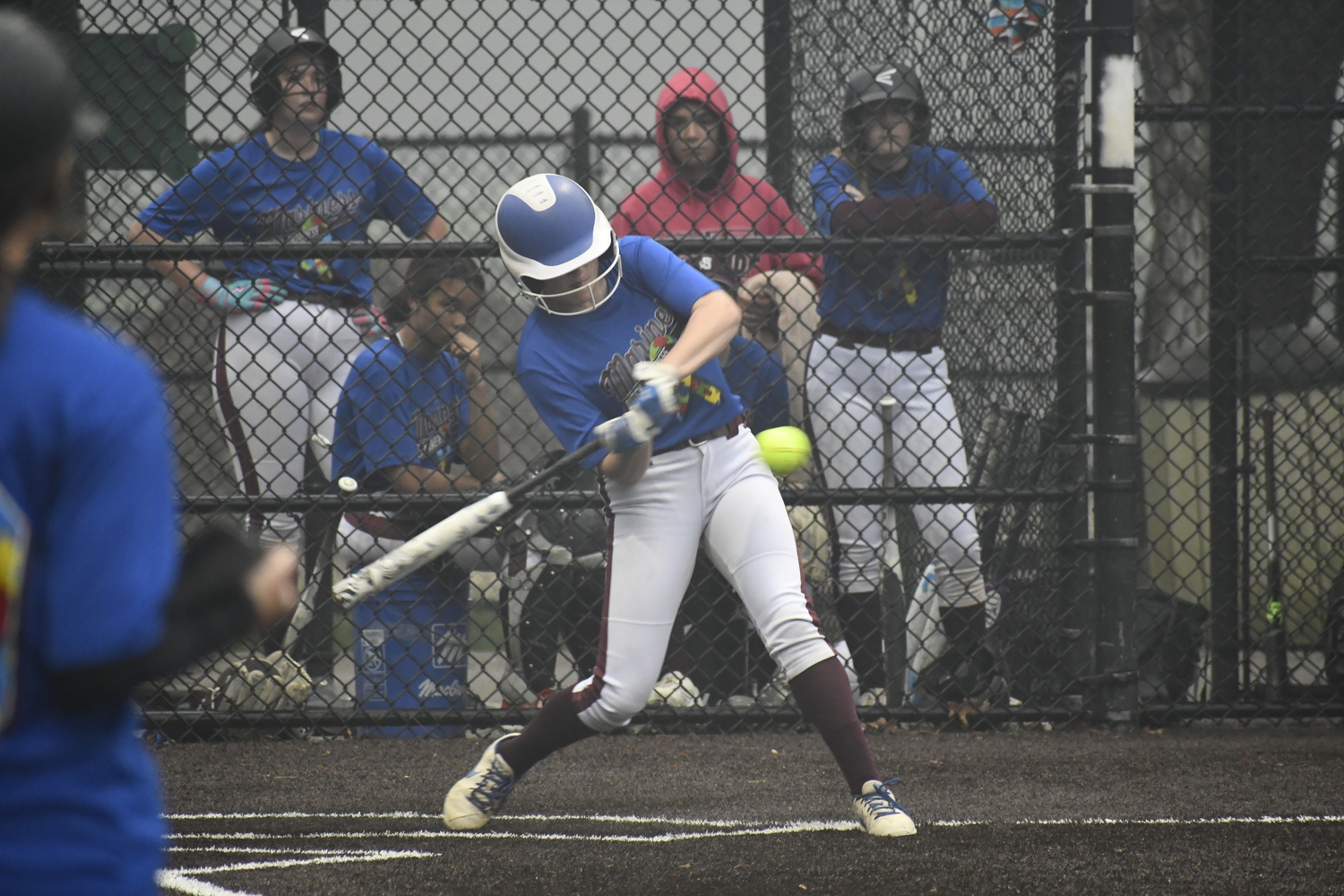 Natalie Glanz hit a triple and a double in the same inning on Friday.   DREW BUDD