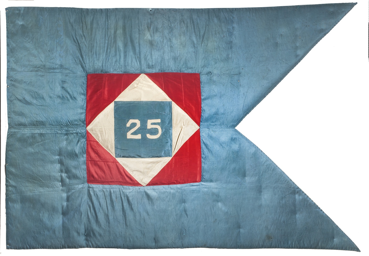 The regimental flag of the 25th Army Corps, a unit of the United States Colored Troops during the Civil War, was a symbol of their service and identity. COURTESY JOHN MONSKY