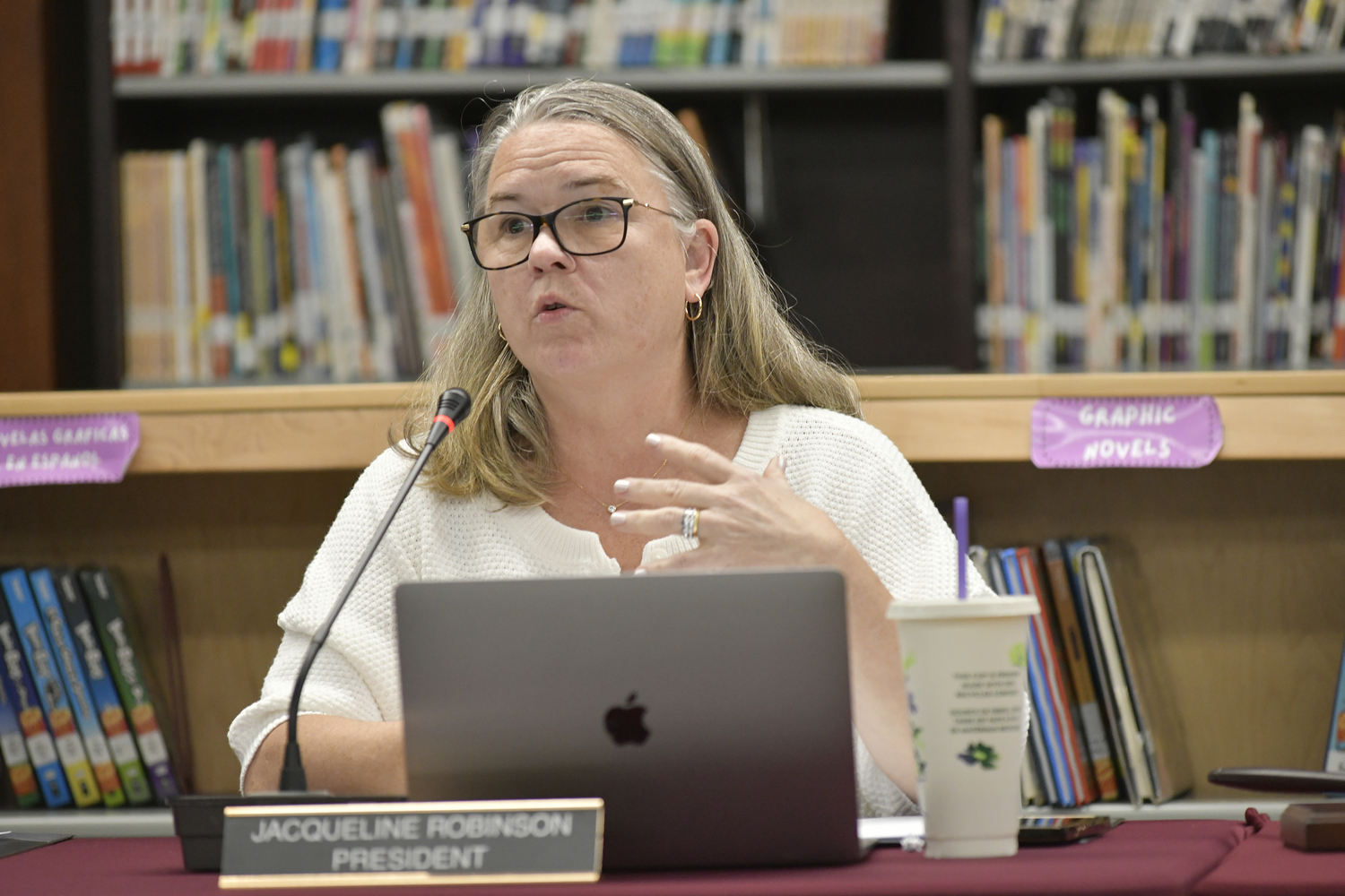 Southampton Board of Education President Jacqueline Robinson.  DANA SHAW