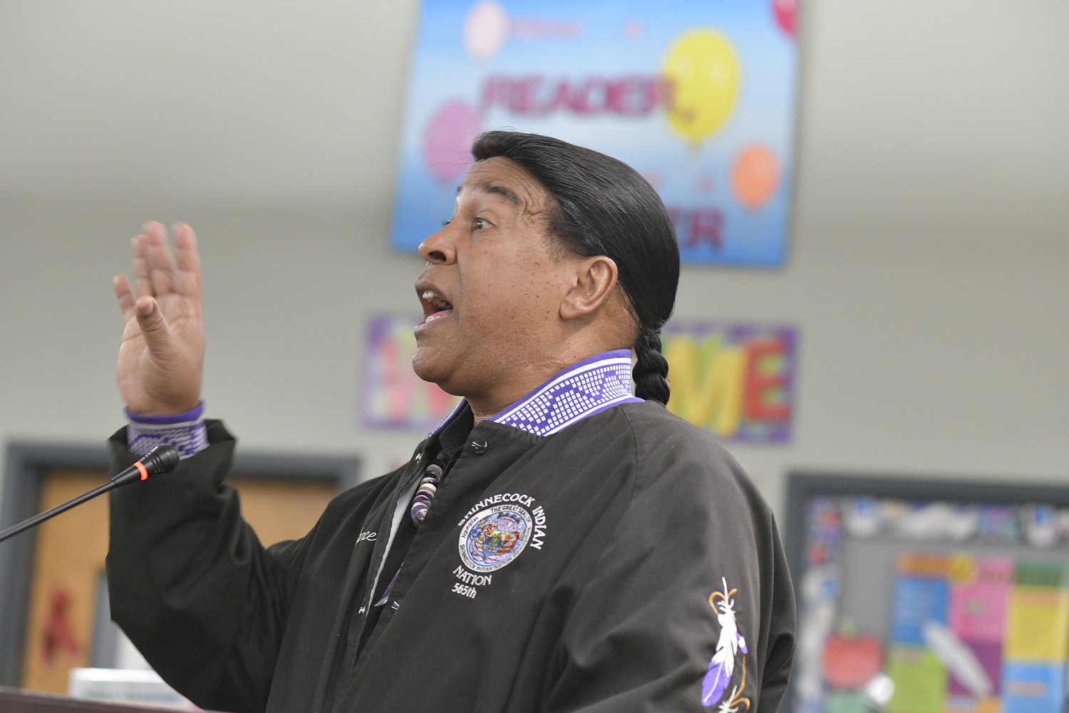 Shinnecock Nation Vice Chairman Lance Gumbs, who called for an official investigation into the anonymous letter.  DANA SHAW