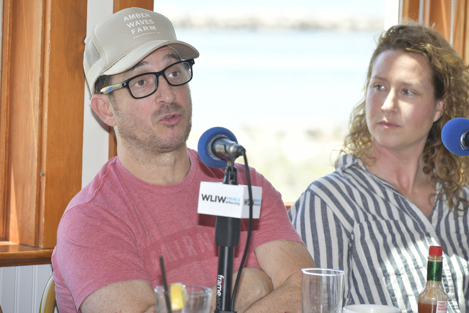 Panelists Jason Weiner and Amanda Merro.    DANA SHAW