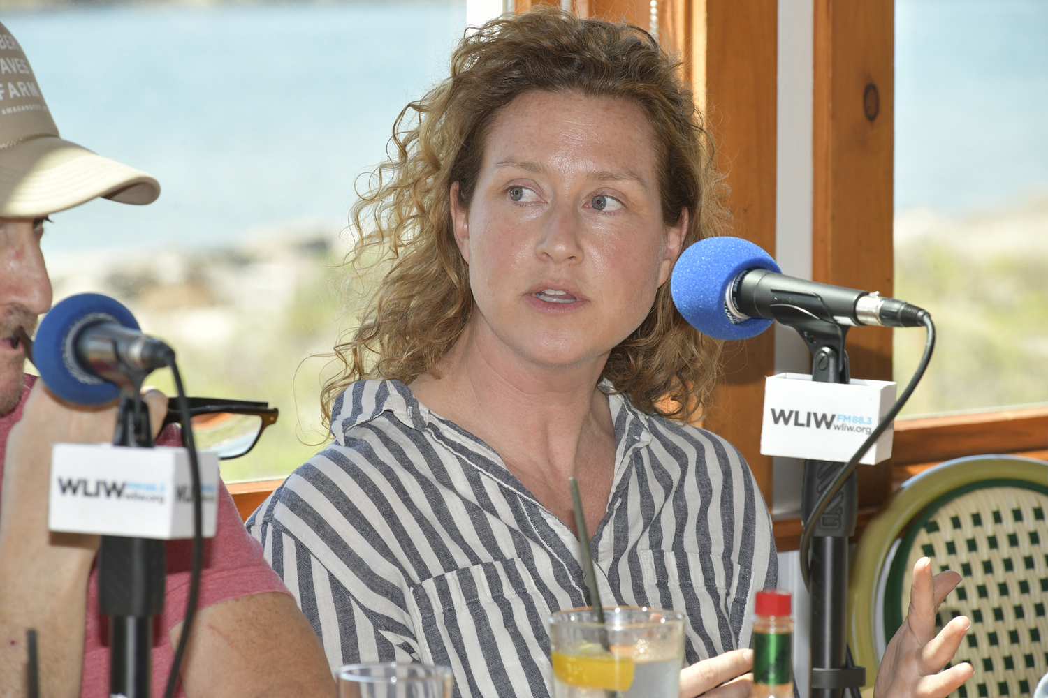 Panelist Amanda Merro, co-owner of Amber Waves Farm.  DANA SHAW