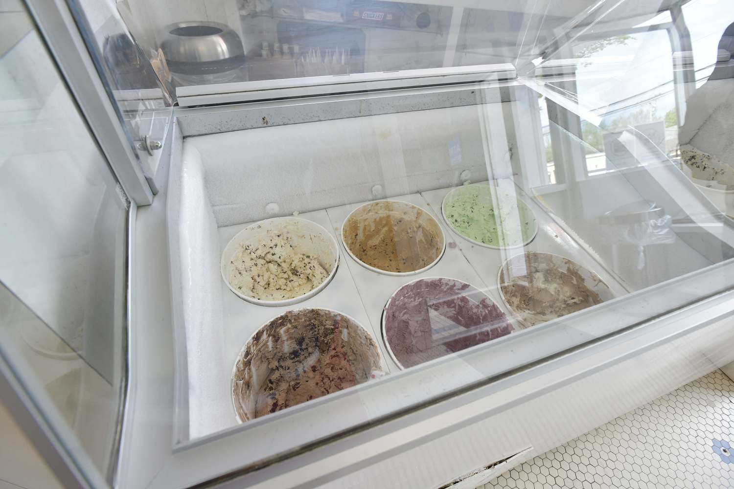 Homemade ice cream at the Candy Kitchen.  DANA SHAW