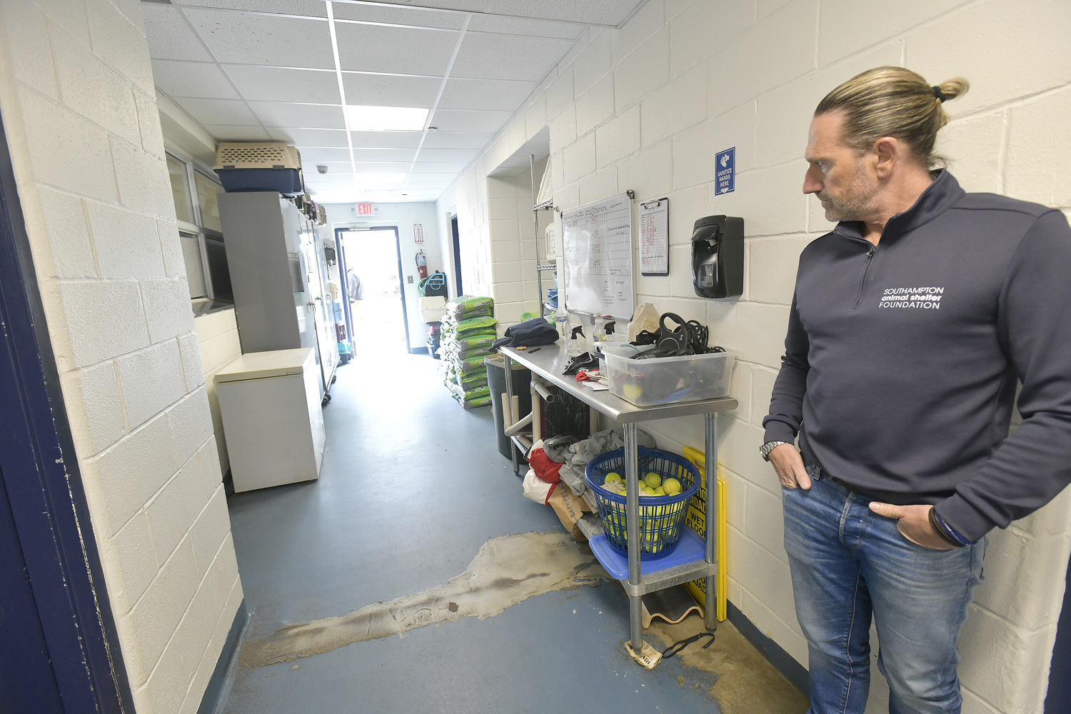 Much needed repairs to the floors will be made during the SASF renovation.  DANA SHAW