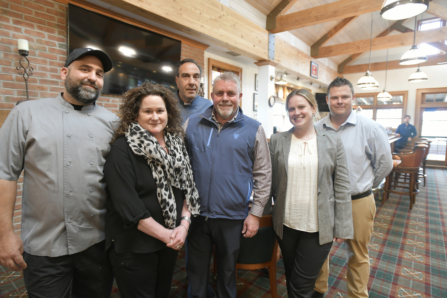 In the Clubhouse are, left to right, John Emmanuilidis, Tara Lynch, John Tsirogiorgis, Craig Ruhling, Skyler Arrasate and Daniel Aki.  DANA SHAW