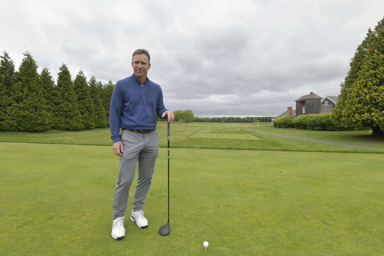 Southampton Golf Club Head Golf Professional Louis DeKerillis.  DANA SHAW