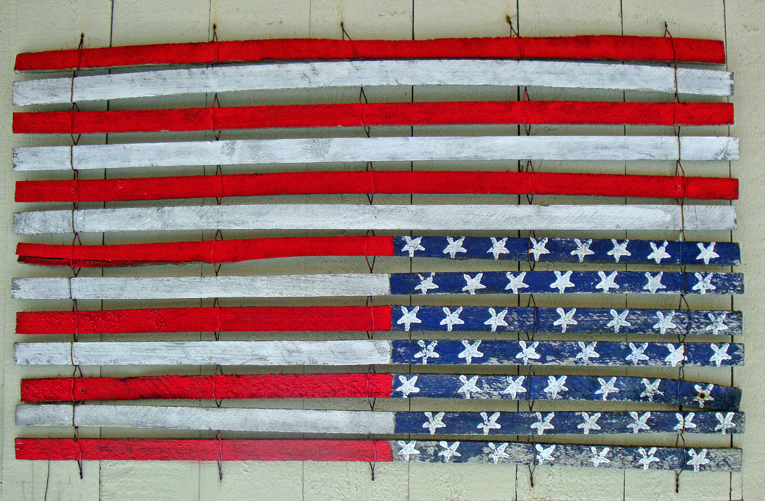 Danielle Leef, “Distressed,” is one of several pieces in the Southampton Artists Association 2025 Memorial Day Art Exhibition, on view at the Southampton Cultural Center.