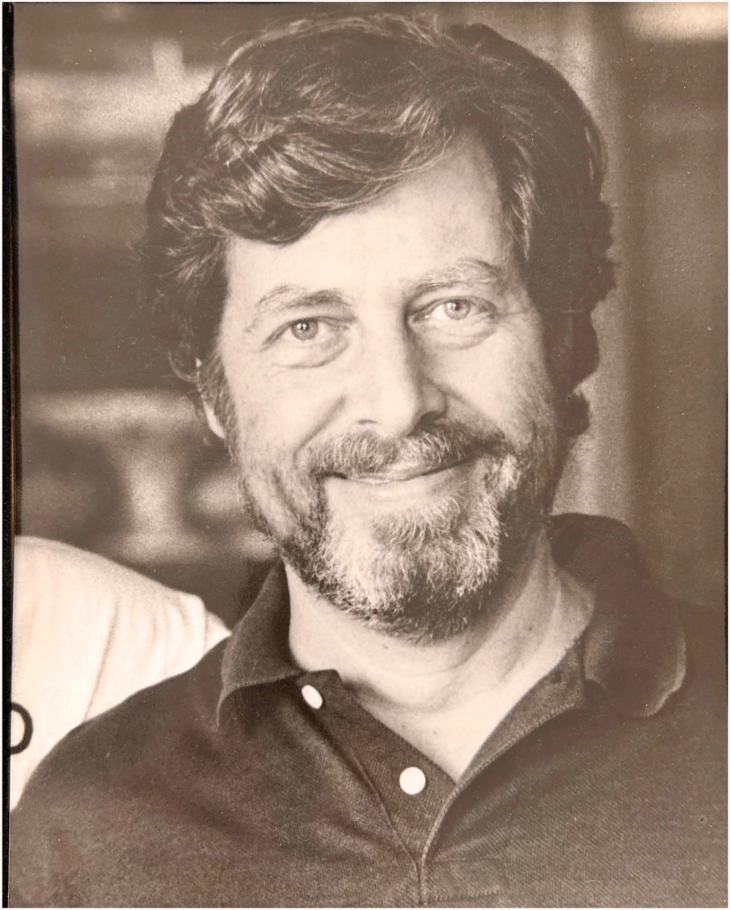 The late Tony Walton, who lived on Madison Street in Sag Harbor for three decades and is buried at Oakland Cemetery, opposite his old studio. COURTESY EMMA WALTON HAMILTON