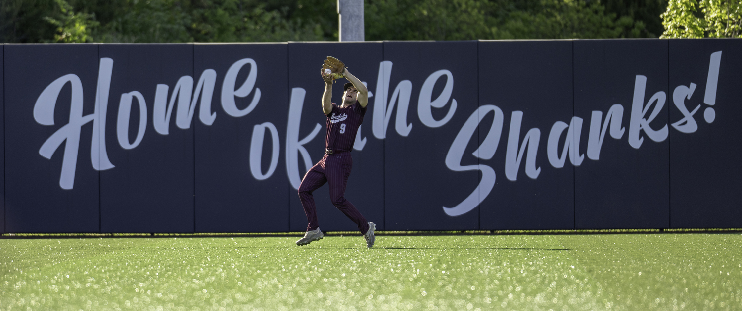 Justin Prince makes a catch in center field for the Bonackers.  MARIANNE BARNETT