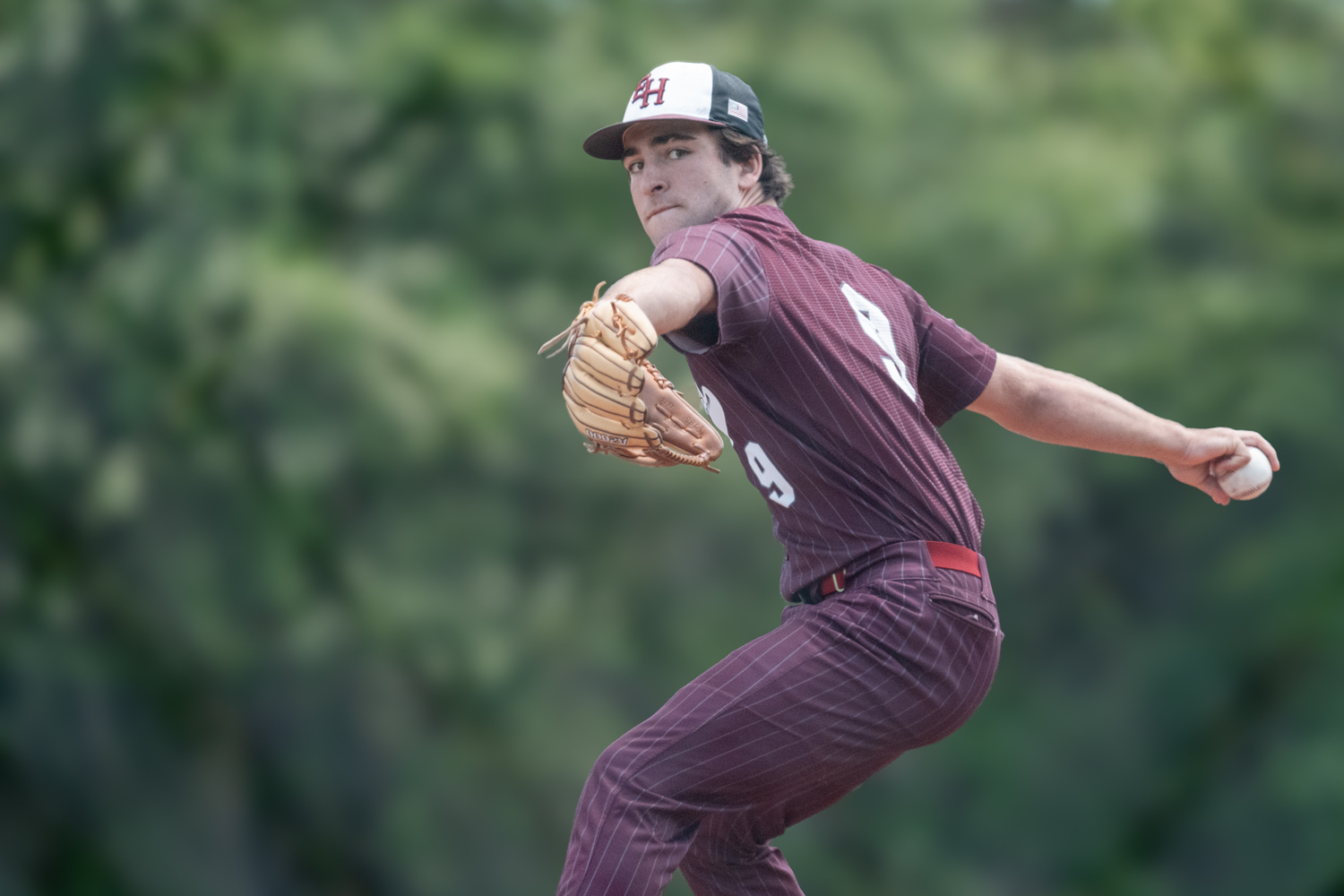 Justin Prince pitched into the seventh inning and gave the Bonackers a huge lift on the mound on Monday.   RON ESPOSITO