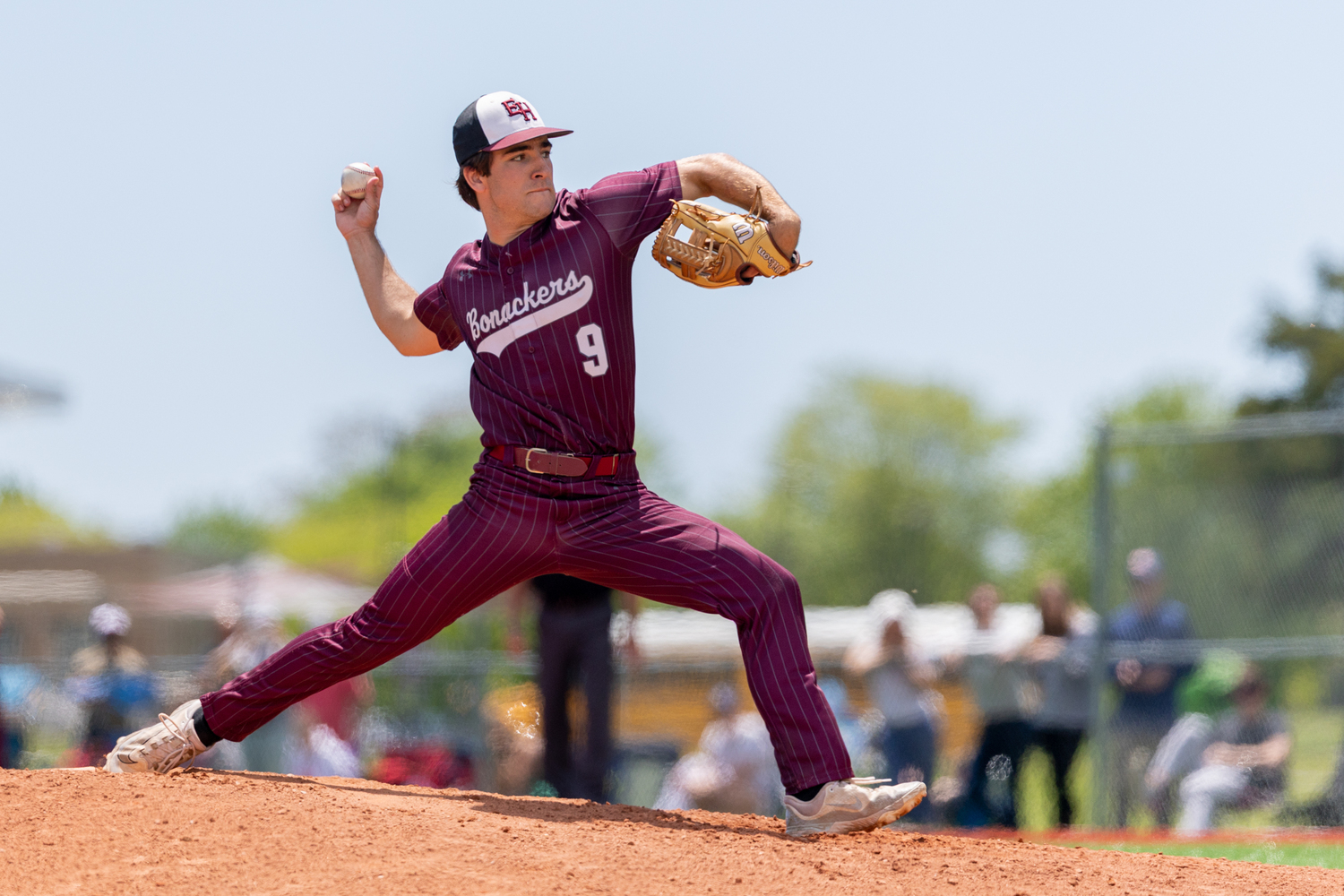 Justin Prince pitched into the seventh inning and gave the Bonackers a huge lift on the mound on Monday.   RON ESPOSITO
