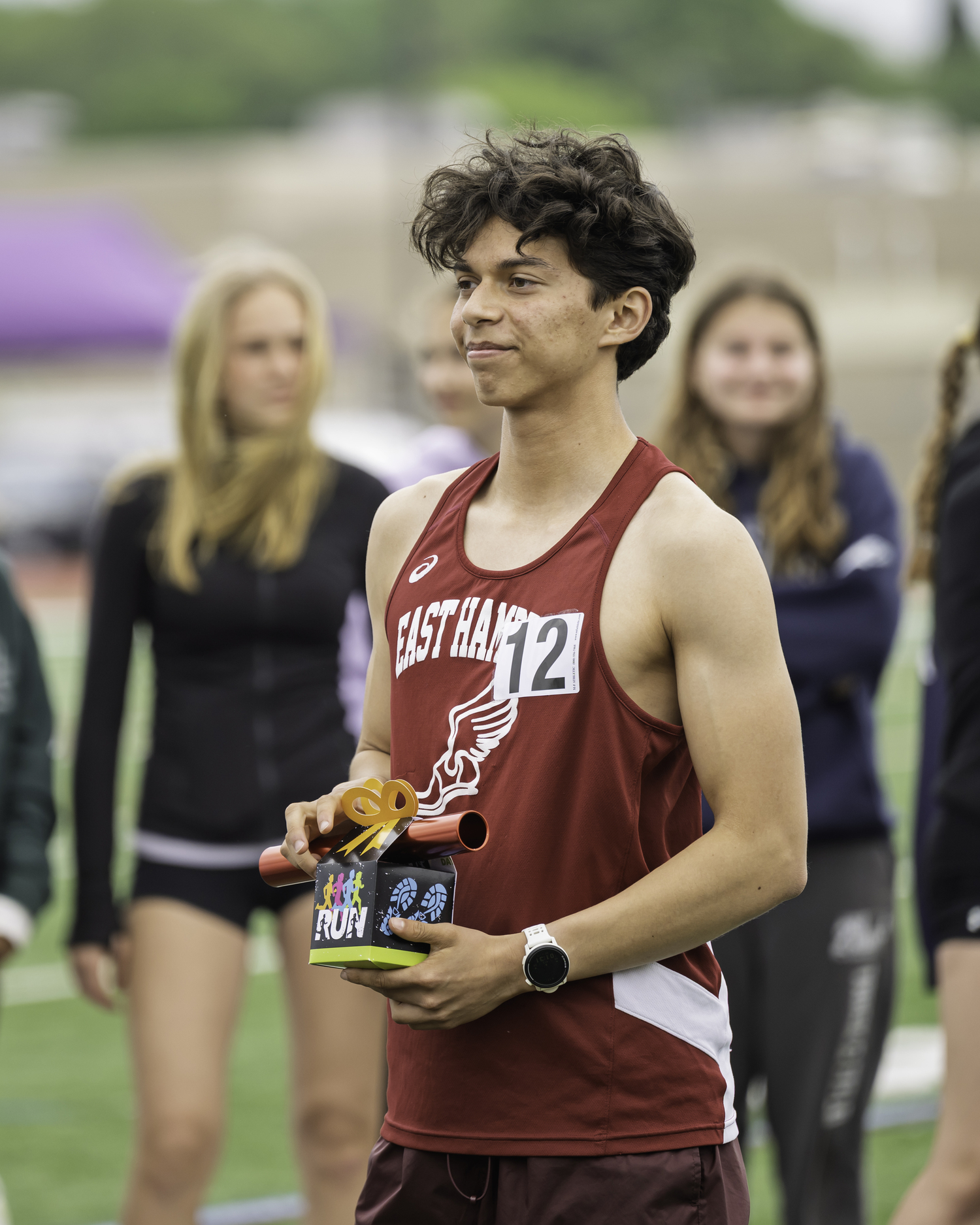 Edmar Gonzalez-Nateras is honored as an outgoing senior.  MARIANNE BARNETT
