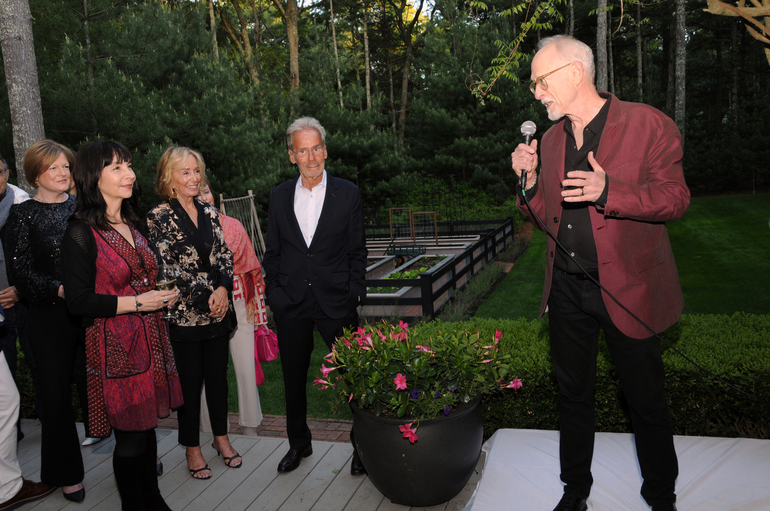 On May 10, Sotheby's International Realty agents Ann Ciardullo and Keith Green hosted a party, at their East Hampton home to celebrate the world premiere of Pulitzer Prize and TONY Award winning playwright Robert Schenkkan's 