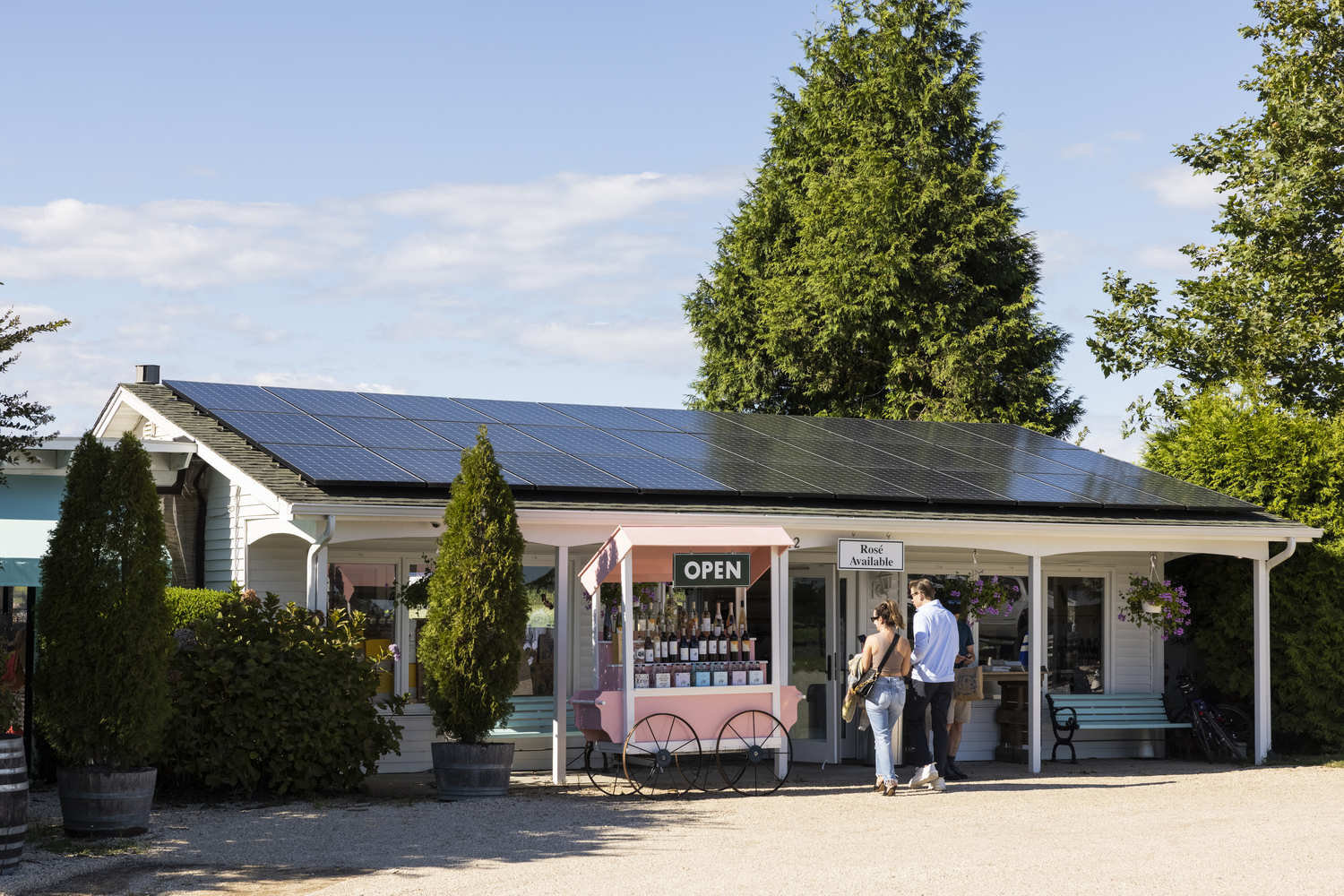The Wölffer Estate Wine Stand. MARK WEINBERG