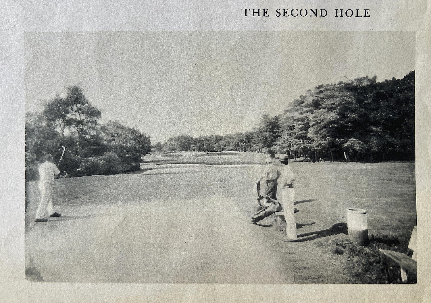 The Southampton Golf Club second hole in the 1940s.