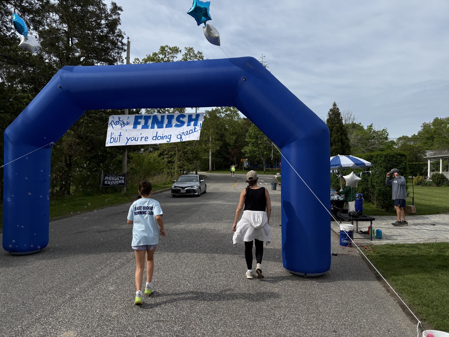 The Dorn family came up with creative decor at the one-mile Mark of the third annual Mr. Long 