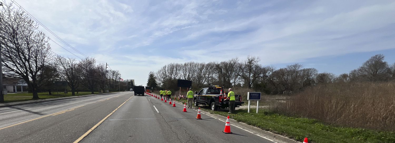 In the wake of the traffic experiment on County Road 39, Highway Superintendent Charles McArdle stated he expects the Town of Southampton will make a formal pitch to Suffolk County to find a way to adopt permanent changes to traffic patterns, possibly through restriping portions of road to mimic the effects of the two-week pilot program.  DANA SHAW