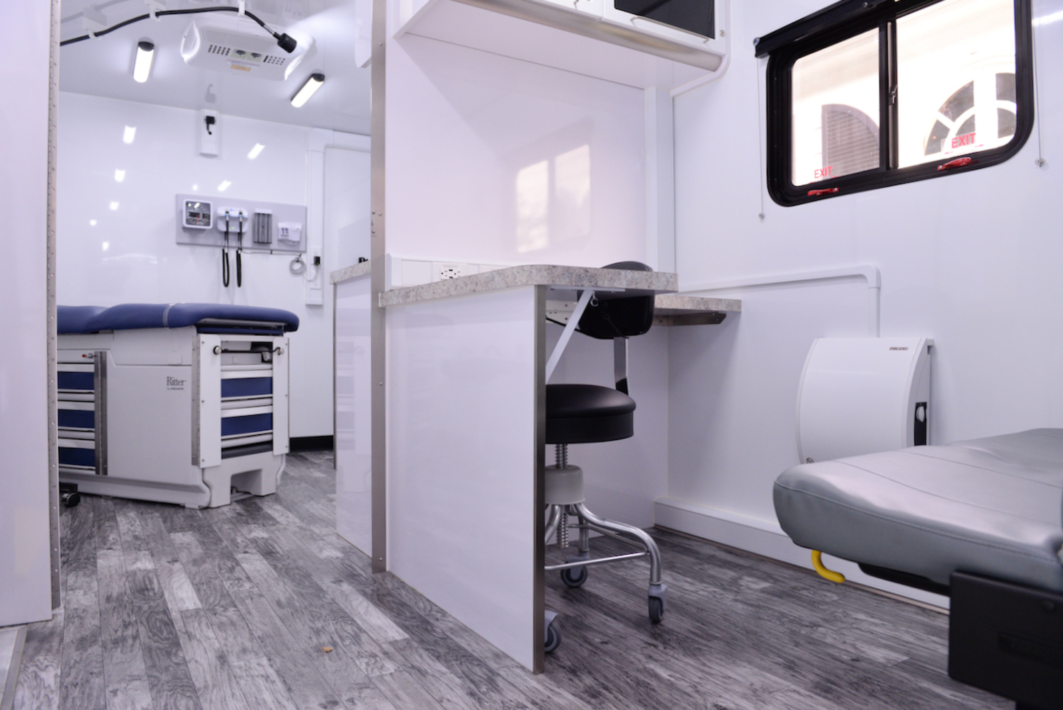 Planned Parenthood Hudson Peconic's mobile health center, which has two exam rooms, offers a wide range of sexual and reproductive health care services. RICHARD LEWIN