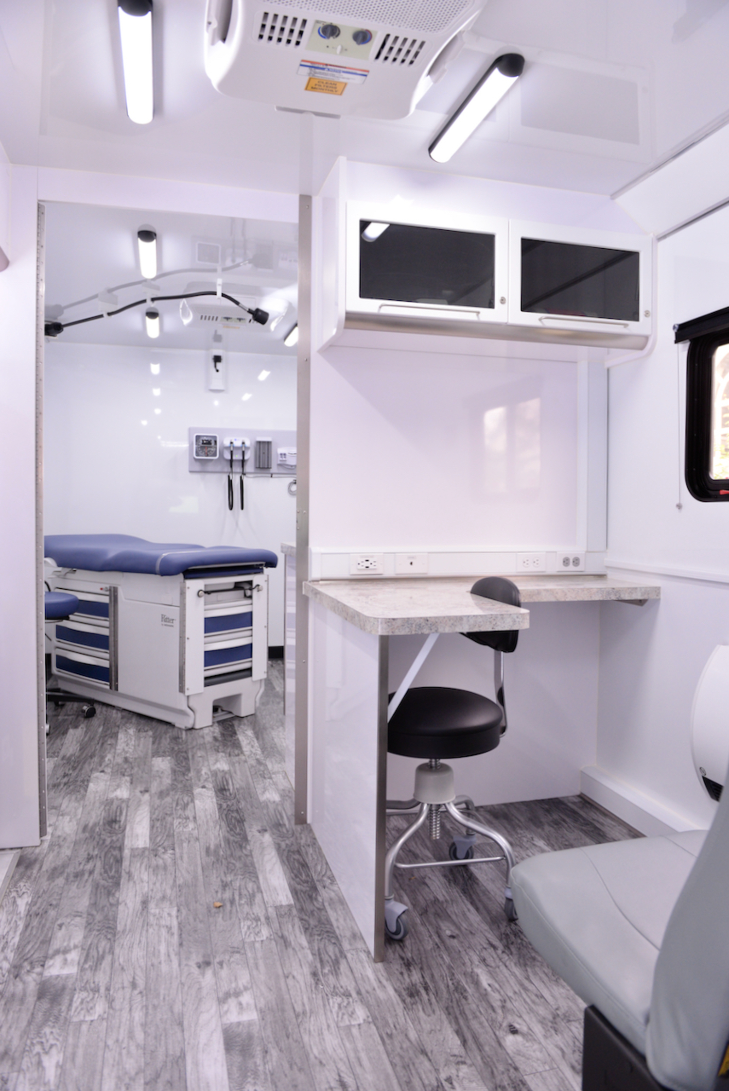 Planned Parenthood Hudson Peconic's mobile health center, which has two exam rooms, offers a wide range of sexual and reproductive health care services. RICHARD LEWIN