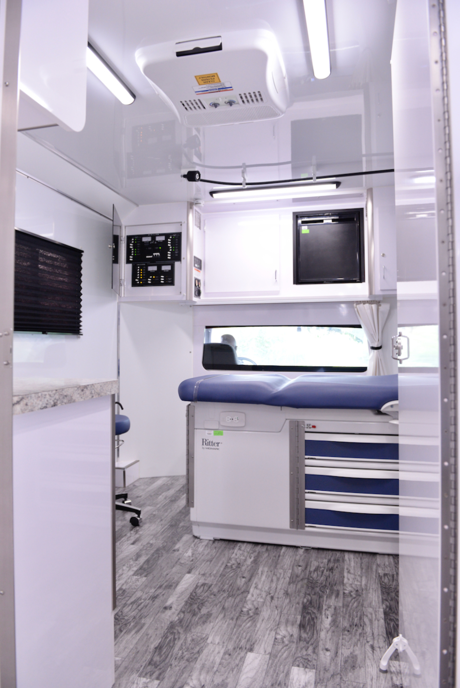 Planned Parenthood Hudson Peconic's mobile health center, which has two exam rooms, offers a wide range of sexual and reproductive health care services. RICHARD LEWIN
