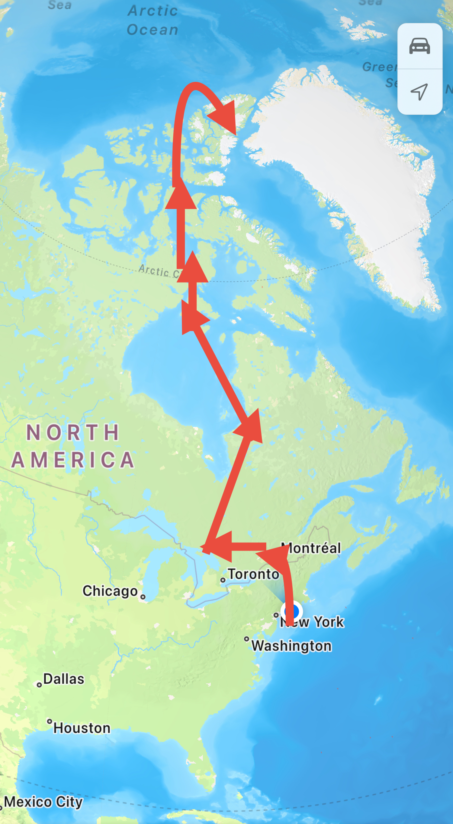 The route.