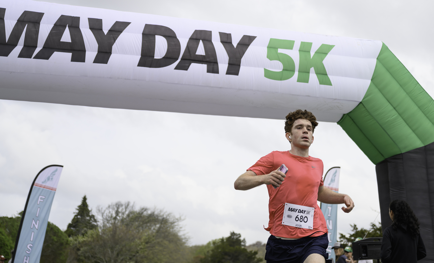 Clive Johnston of New York City placed second overall on Sunday.   MARIANNE BARNETT