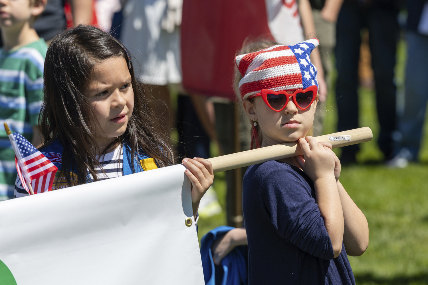 Memorial Day services in Agawam Park on Monday in Southampton Village.   RON ESPOSITO