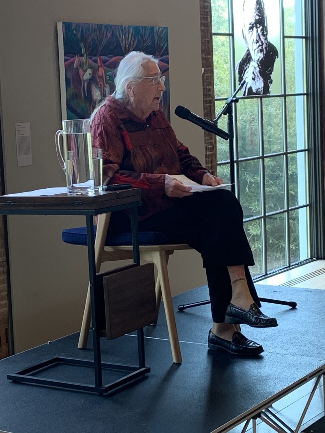 Nada Barry offered highlights of her life's story at the 