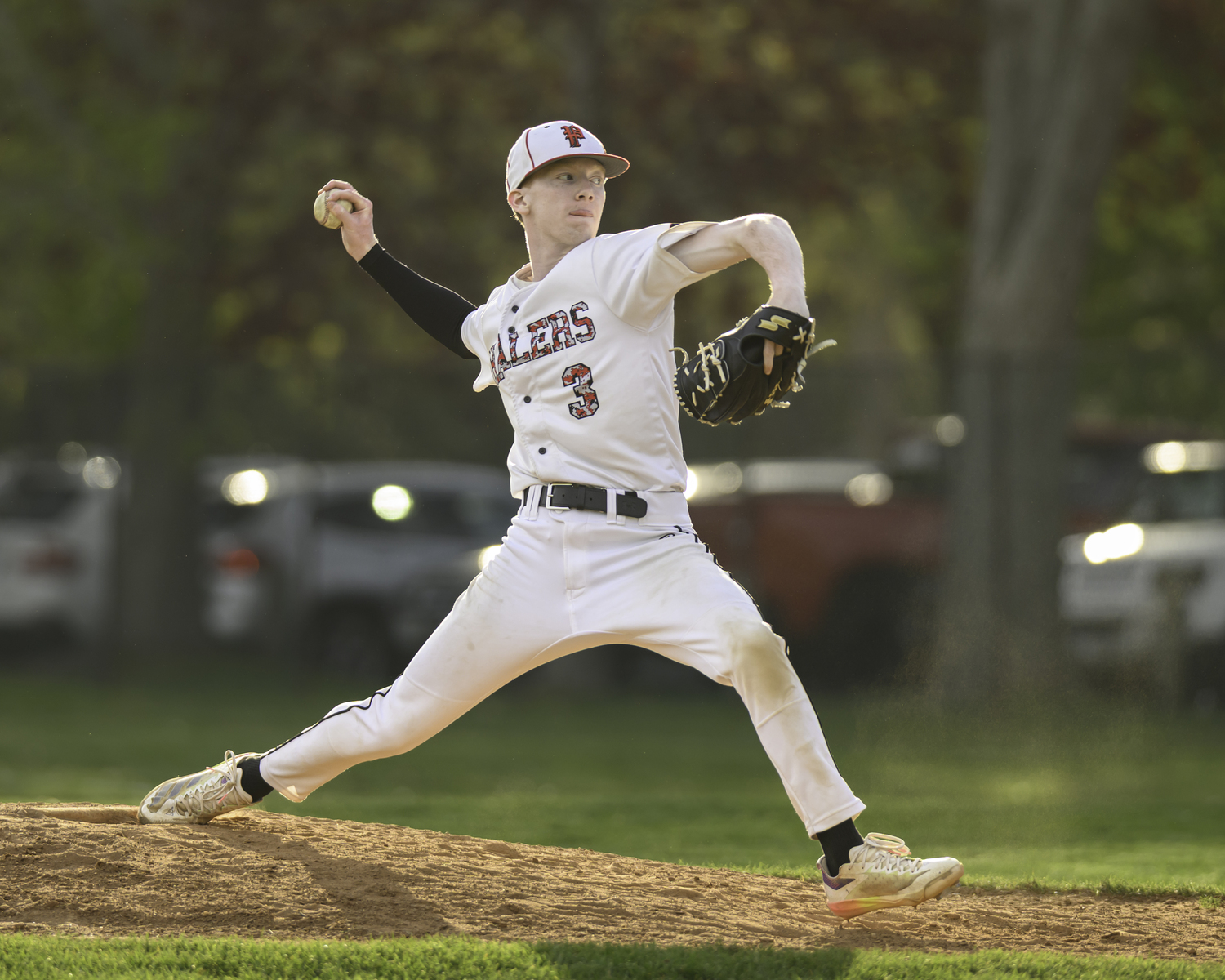 Spencer Cavaniola pitched in relief on Friday.  MARIANNE BARNETT
