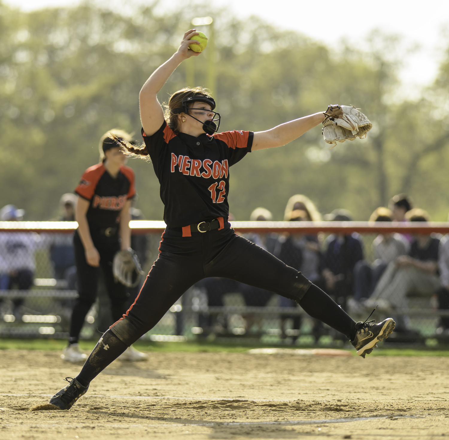 Fiona Martin pitched a complete game for the Whalers on Friday.  MARIANNE BARNETT
