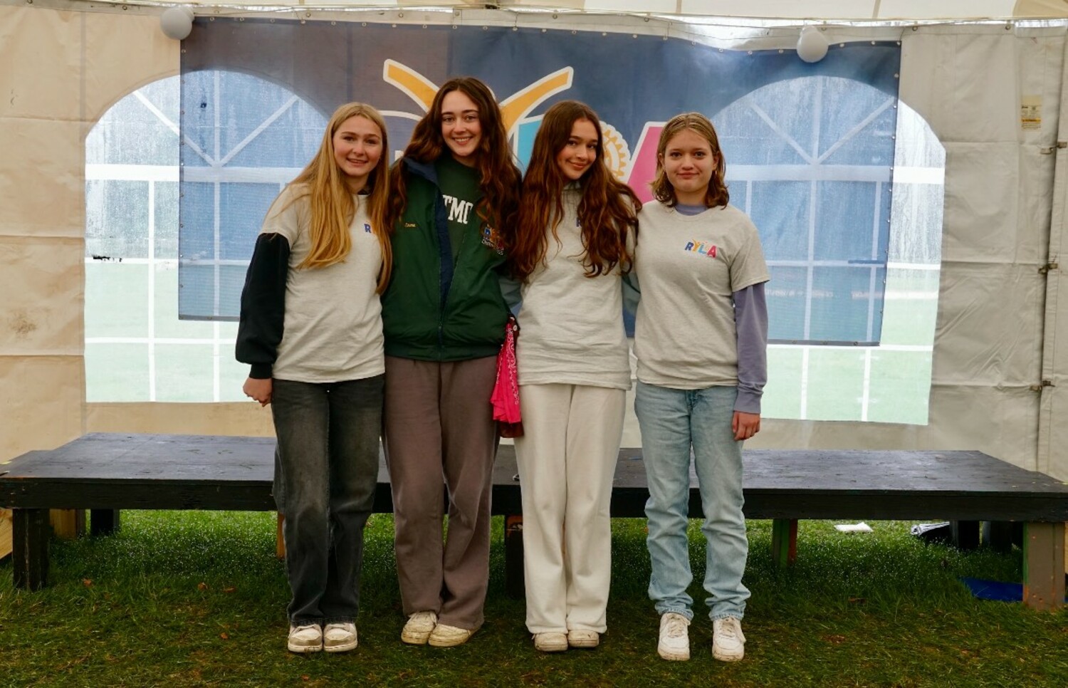 Southampton High School senior Emma Vail was recently awarded as a Senior Leader for the Rotary Youth Leadership Association District 7255 program. Southampton sophomores Reese Swiatocha, Julia Vail and Kaylee Grigo attended RYLA this year as participants. COURTESY SOUTHAMPTON SCHOOL DISTRICT